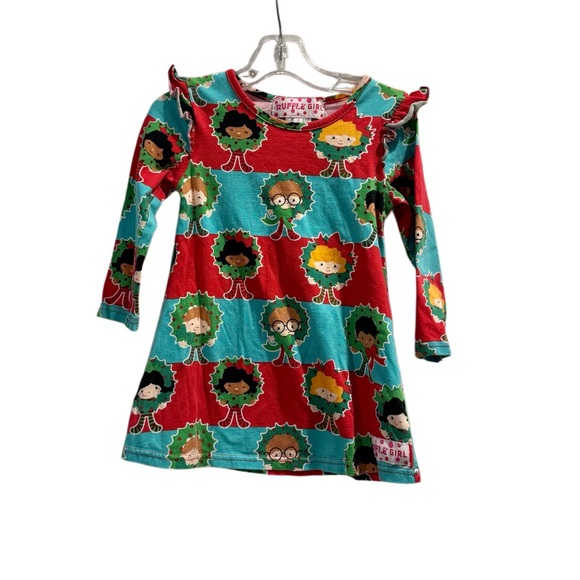 RUFFLE GIRL Christmas dress Girl’s size 2 - Picture 5 of 8